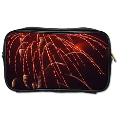 Fireworks Red Orange Yellow Toiletries Bag (two Sides) by Bajindul