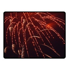 Fireworks Red Orange Yellow Fleece Blanket (small) by Bajindul