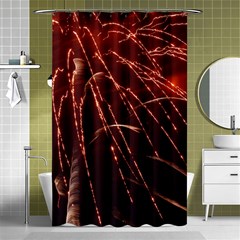 Fireworks Red Orange Yellow Shower Curtain 48  X 72  (small)  by Bajindul