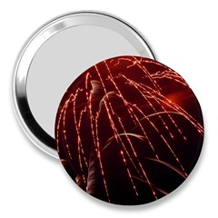 Fireworks Red Orange Yellow 3  Handbag Mirrors by Bajindul