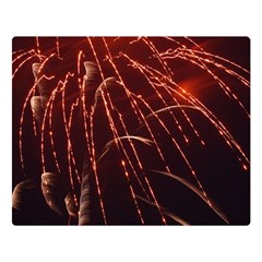 Fireworks Red Orange Yellow Double Sided Flano Blanket (large)  by Bajindul