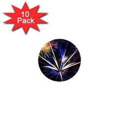 Fireworks Rocket Night Lights 1  Mini Magnet (10 Pack)  by HermanTelo