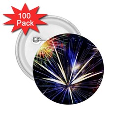 Fireworks Rocket Night Lights 2 25  Buttons (100 Pack)  by HermanTelo