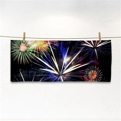 Fireworks Rocket Night Lights Hand Towel