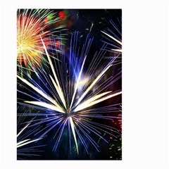 Fireworks Rocket Night Lights Small Garden Flag (two Sides)