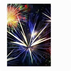 Fireworks Rocket Night Lights Large Garden Flag (two Sides) by HermanTelo