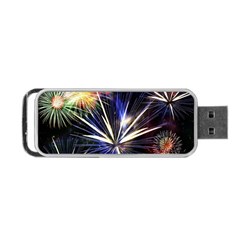 Fireworks Rocket Night Lights Portable Usb Flash (one Side) by HermanTelo