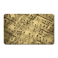 Music Nuts Sheet Magnet (rectangular) by Mariart