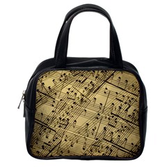 Music Nuts Sheet Classic Handbag (one Side) by Mariart