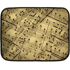 Music Nuts Sheet Fleece Blanket (mini) by Mariart