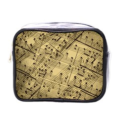 Music Nuts Sheet Mini Toiletries Bag (one Side) by Mariart