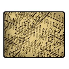 Music Nuts Sheet Fleece Blanket (small) by Mariart