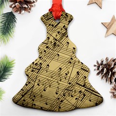 Music Nuts Sheet Ornament (christmas Tree) 