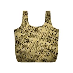 Music Nuts Sheet Full Print Recycle Bag (s) by Mariart