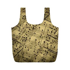 Music Nuts Sheet Full Print Recycle Bag (m) by Mariart