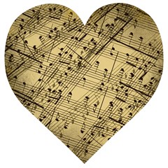 Music Nuts Sheet Wooden Puzzle Heart