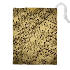 Music Nuts Sheet Drawstring Pouch (4xl) by Mariart