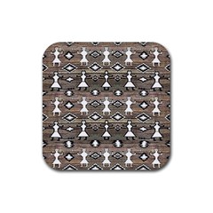 Nr 13 Rubber Coaster (square)  by ArtworkByPatrick