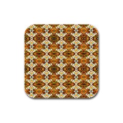 Nr 14 Rubber Square Coaster (4 Pack)  by ArtworkByPatrick