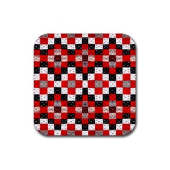 Nr 17 Rubber Coaster (square)  by ArtworkByPatrick