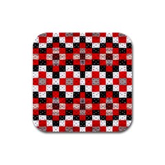 Nr 17 Rubber Square Coaster (4 Pack)  by ArtworkByPatrick