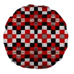 Nr 17 Large 18  Premium Flano Round Cushions Back