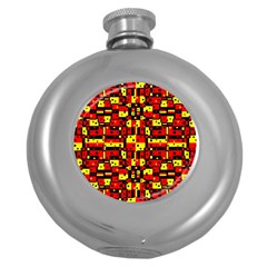 Rby 56 Round Hip Flask (5 Oz) by ArtworkByPatrick