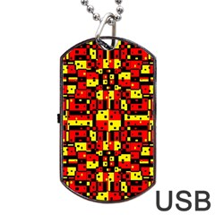 Rby 56 Dog Tag Usb Flash (one Side) by ArtworkByPatrick