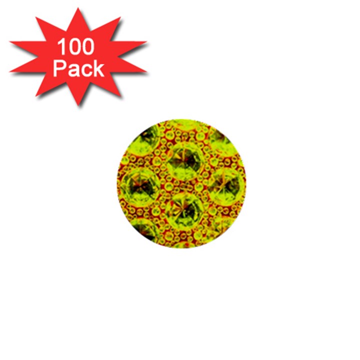 Cut Glass Beads 1  Mini Buttons (100 pack) 