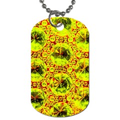 Cut Glass Beads Dog Tag (one Side) by essentialimage