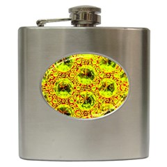 Cut Glass Beads Hip Flask (6 Oz) by essentialimage