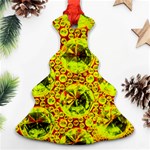 Cut Glass Beads Christmas Tree Ornament (Two Sides) Front