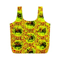 Cut Glass Beads Full Print Recycle Bag (m) by essentialimage