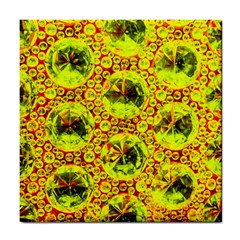 Cut Glass Beads Tile Coaster by essentialimage