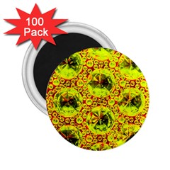 Cut Glass Beads 2 25  Magnets (100 Pack)  by essentialimage