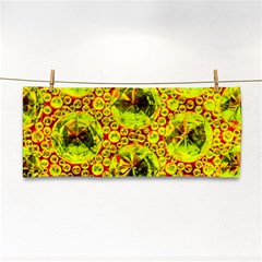 Cut Glass Beads Hand Towel by essentialimage