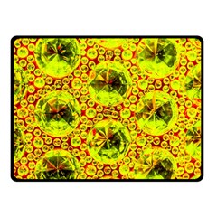 Cut Glass Beads Double Sided Fleece Blanket (small)  by essentialimage