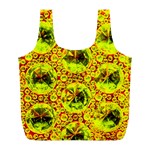 Cut Glass Beads Full Print Recycle Bag (L) Back