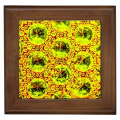 Cut Glass Beads Framed Tile by essentialimage