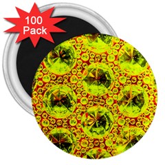 Cut Glass Beads 3  Magnets (100 Pack) by essentialimage