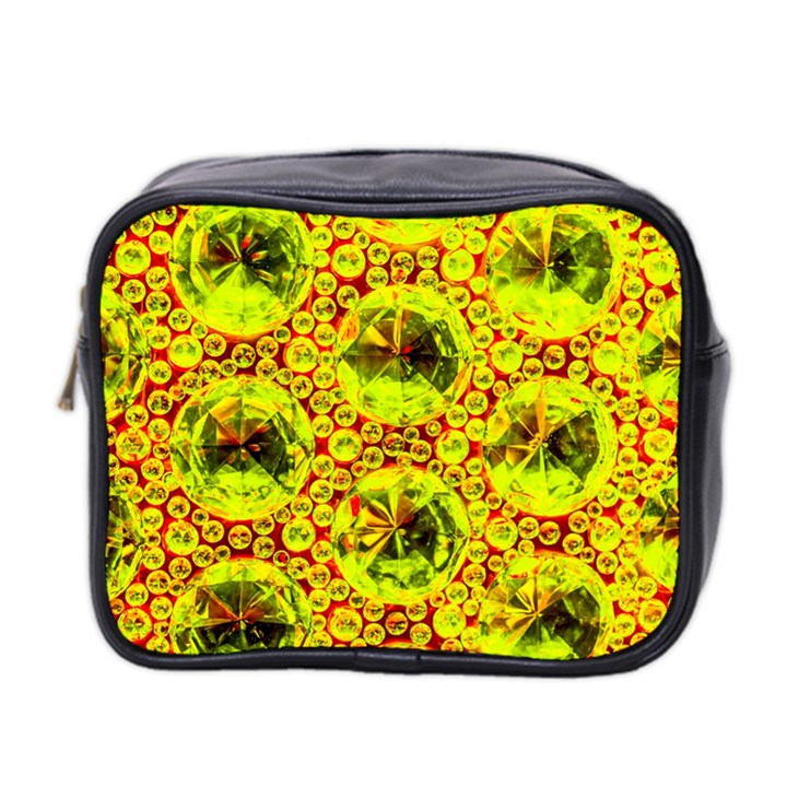 Cut Glass Beads Mini Toiletries Bag (Two Sides)