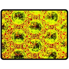 Cut Glass Beads Fleece Blanket (large)  by essentialimage