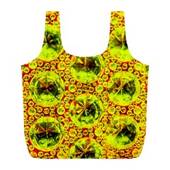 Cut Glass Beads Full Print Recycle Bag (l) by essentialimage