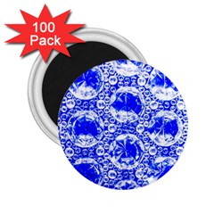 Cut Glass Beads 2 25  Magnets (100 Pack)  by essentialimage