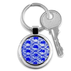 Cut Glass Beads Key Chain (round) by essentialimage