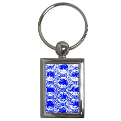 Cut Glass Beads Key Chain (rectangle) by essentialimage