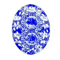 Cut Glass Beads Oval Filigree Ornament (two Sides) by essentialimage