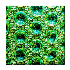 Cut Glass Beads Tile Coaster by essentialimage