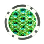 Cut Glass Beads Poker Chip Card Guard (10 pack) Back