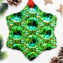 Cut Glass Beads Ornament (snowflake) by essentialimage